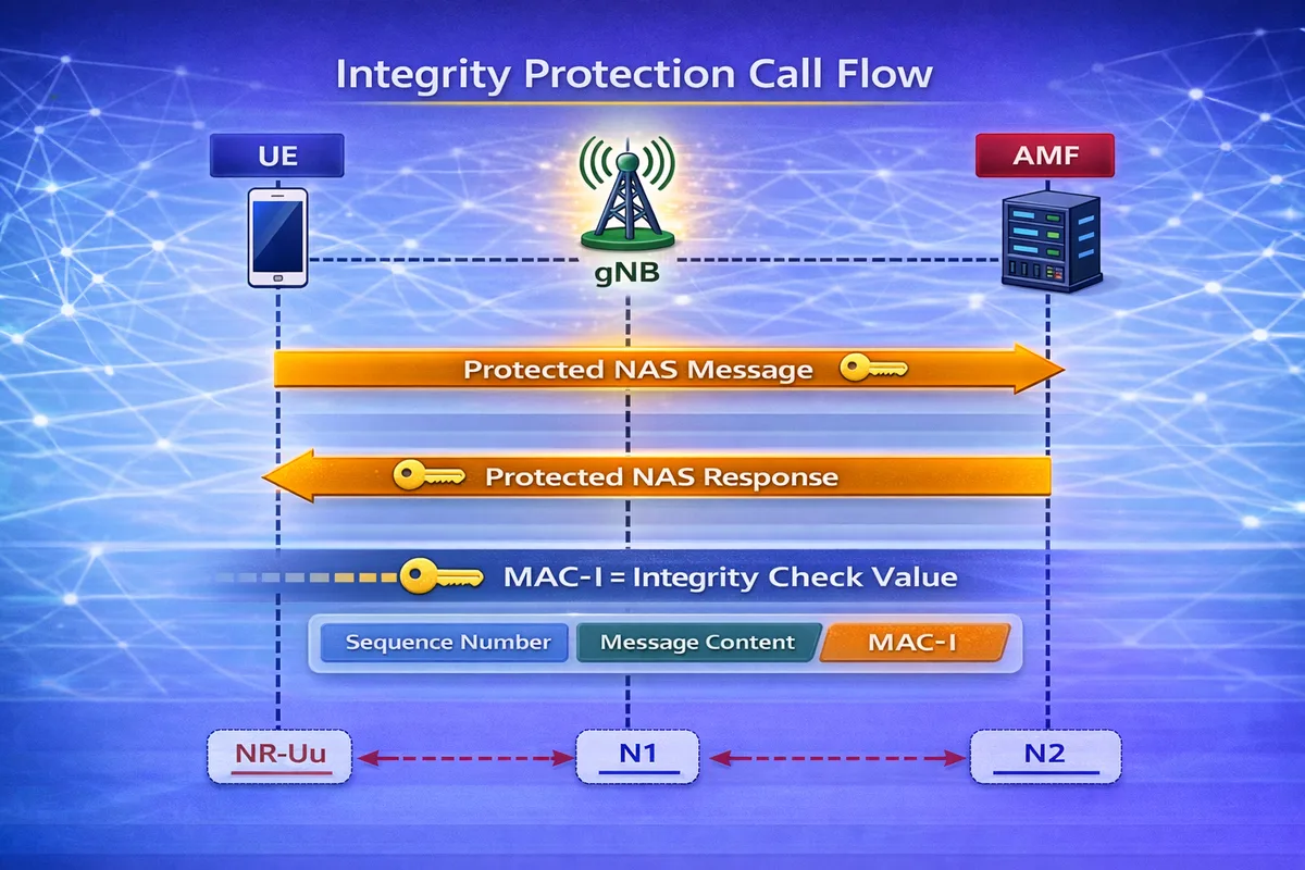 5G Integrity Protection diagram