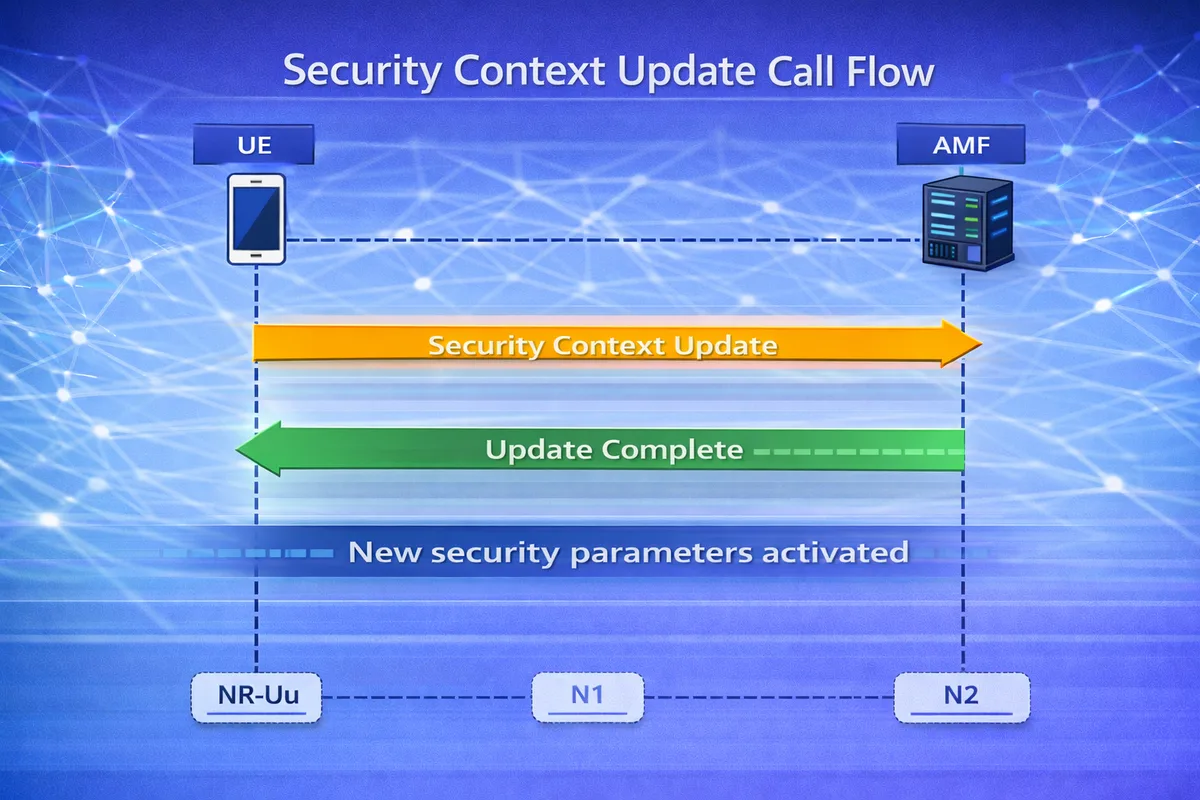 5G Security Context Update diagram